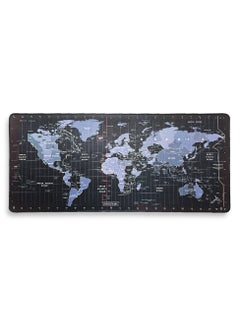 Buy Large Mouse Pad, World Map Design (90cm x 40cm x 2mm), HD Print Pattern Desk Mat, Extended Mouse Pad and Keyboard Mouse Pads, Waterproof Fabric Surface Mouse Pads for Office, Anti-Slip Rubber Base in Egypt