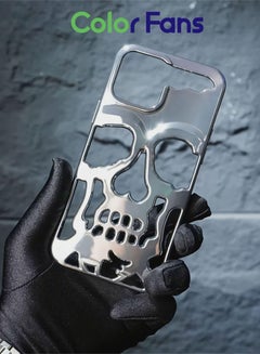 Buy Electroplating Skull iPhone 14 Pro Max Case in Saudi Arabia