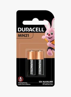 Buy Duracell MN21 / A23 12V Alkaline Batteries - Pack of 2 in UAE