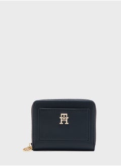 Buy Logo Detailed Long Zip Around Wallets in UAE