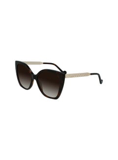 Buy Full Rim Acetate Modified Rectangle Sunglasses LJ752S 5617 (206) in Saudi Arabia