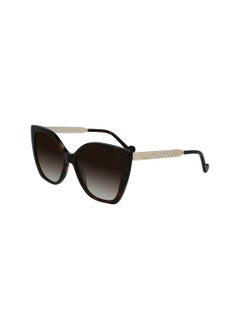 Buy Full Rim Acetate Modified Rectangle Sunglasses LJ752S 5617 (206) in UAE