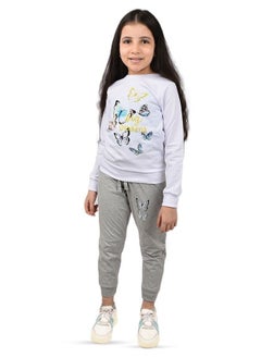 Buy Girls' clothes, 100% cotton, of two pieces, of various sizes and colors in Saudi Arabia