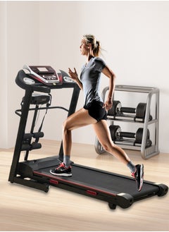 Buy 2.5HP, 1-14KM/H Luxury Multifunctional Electric Treadmill with Lift, LCD Display, and Mobile Phone Holder in Saudi Arabia