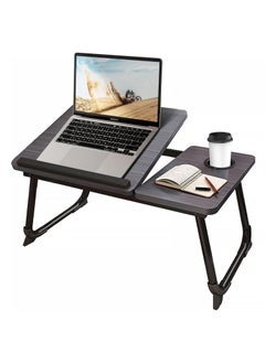 اشتري Laptop Desk for Bed or Couch, Lap Desk, Woking in Bed Desk, Home Office Desks, Breakfast Tray, Desk with Cup Holder, Watching Movies in Bed, Laptop Stand for Bed, Fordable Legs Desk في الامارات