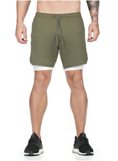 اشتري Men's Beach Shorts Sports Running Shorts Mesh Sports Fitness Shorts في الامارات