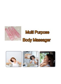 Buy 1-Piece Multi Purpose Rose Quartz Massager Wand in UAE