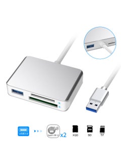 اشتري New multi-function XQD card reader all-in-one Type c USB3.0 to XQD card reader factory wholesale CR313-A USB3.0 (XQD TF SD USB) five-in-one في الامارات