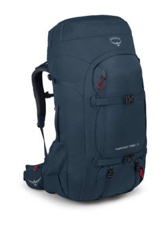 اشتري Osprey Farpoint Trek Pack 75 Muted Space Blue O/S Camping Backpack في الامارات