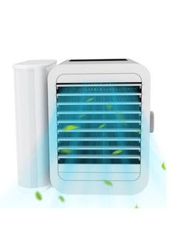 Buy 1000ml Portable Air Conditioner Fan Mini USB Evaporative Cooler with Humidifier and Purifier for Home Office in UAE