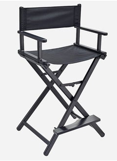 اشتري Lightweight Aluminum Portable Professional Director Makeup Artist Chair for makeup organizer case Black في الامارات