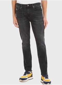 Buy Mid Wash Slim Fit Jeans in Saudi Arabia