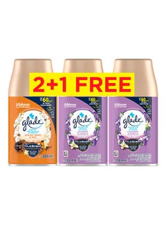 Buy Automatic Refill Air Freshener Assorted 269ml Pack of 3 in UAE