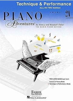 اشتري Piano Adventures Allintwo Level 2A Tech & Perf Technique & Performance Anglicised Edition by  Paperback في الامارات