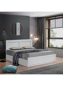 Buy Kulltorp Boomer King Bed with 2 Front Drawer Storage 207 x 110 x 185 cm in UAE