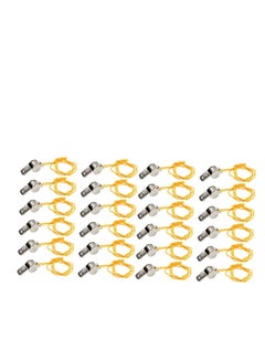 Buy 24-Piece Stainless Steel Pendant Lifeguards/Sport Whistle in Saudi Arabia
