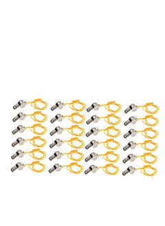 Buy 24-Piece Stainless Steel Pendant Lifeguards/Sport Whistle in Saudi Arabia