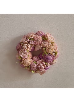 اشتري Seyna Mix Sola Wreath 18 x 18 x 5 cm في السعودية