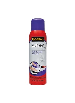 Buy Super 77 Multi-Purpose Spray Adhesive Clear 385 g in Saudi Arabia