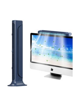 اشتري Table Desktop Cooling Fan, Monitor Clip On Fan, Monitor Fan, Bladeless Office Desk Tower Standing Fan, Strong Wind Quiet Small Desk Fan USB Powered Mini USB Fan for Office Laptops, Desktop PC في الامارات