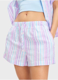 اشتري Printed High Waist Shorts في السعودية