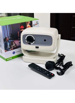 Buy HT03 200-Lumen Android Projector - 720p HD Auto Focus Surround Sound USB Playback & Wi-Fi Connectivity. in UAE