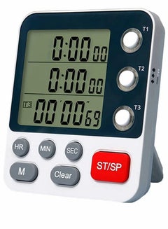 Large LCD Display Minute Second Count up Countdown Magnetic