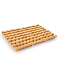 Buy Wooden Bamboo Rug (TBH 36.5 x 56.5 x 3) Bath Mat Wooden Grate Shower Mat Bath Mat in Egypt