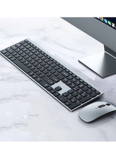 اشتري Apple Microcontrol Wireless Keyboard and Mouse Set Bluetooth Keyboard في السعودية