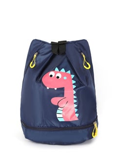 اشتري Children's Dry and Wet Separation Swimming Bag Portable Drawstring Backpack Waterproof Gym Sports Pool Beach Gear Bag في الامارات