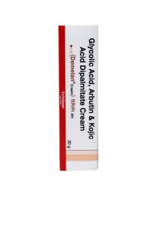 Buy Glenmark Demelan Cream with Glycolic Acid Arbutin, Kojic Acid for Hyper Pigmentation, Skin Care 20g in UAE