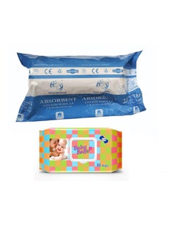 Buy Cotton For Baby Care, Beauty Care And Multipurpose Uses 500 Gms (Pack Of 3) in UAE