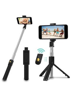 Buy K07 Flexible Selfie Stick Tripod Stand Bluetooth Remote Control For Phone Camera in UAE