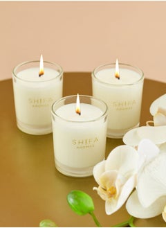 Buy 3 Pack Midnight Rose, Pilgrim & Summer Dreams Mini Candles in UAE