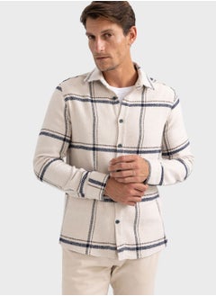 Buy Checked Regular Fit Shirt in Saudi Arabia