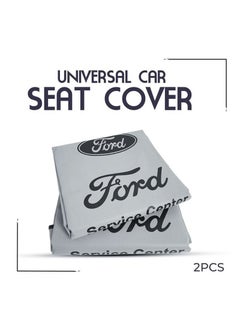 Buy High Quality Universal Car Seat Dust Dirt Protection Cover, Extra Protection For Your Seat 2 Pcs Set, Car Seat Cover, Grey in Saudi Arabia