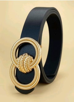 Buy Party 1PC Stylish Round Buckle Belt For Jeans Pants in Egypt