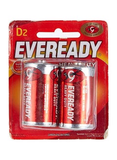 Buy Everyday Super Heavy Duty 1050 BP2  D  Batteries pack of 2 in UAE