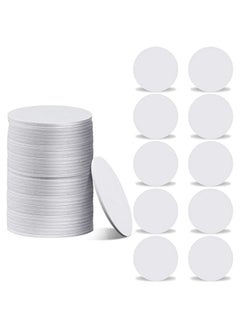 Buy 50 Pieces 215 NFC Card Tag Blank White PVC Card NFC Coin Cards Compatible with Tagmo and NFC Enabled Mobile Phones and Devices Round 25 mm 1 Inch in UAE
