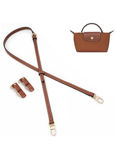 اشتري Wide Shoulder Strap Adjustable DIY Replacement Belt Crossbody Canvas Bag Handbag for Multi Pochette Accessories(Brown), Hy01 Brown-gold Diy, HY01 brown-gold diy في السعودية