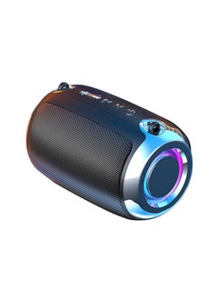 اشتري Bluetooth Speakers, Portable Wireless Speaker with Stereo Sound, 12 Hours of Playtime, Portable Speaker for Party Beach Camping, Subwoofer Surround Sound HiFi Party Speaker/2330 (Black) في السعودية