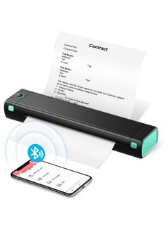 Buy Portable Bluetooth Wireless M80F-A4 Thermal Mobile-Printer, Compact Inkless Printer for Travel, Support Phone & Laptop, Small Printers for Home Use Vehicles Office School Stencils in Saudi Arabia