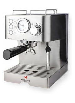 Buy MEBASHI Espresso Coffee Machine - 1.5L, 20 Bar, Stainless Steel,(960W-1140W) Commercial Grade (ME-ECM2014) in UAE