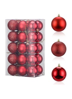 Buy 30-Piece 2.36” Red Christmas Balls Ornament in Egypt