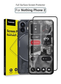 Buy Edge to Edge Full Surface Screen Protector For Nothing Phone 2 Black/Clear in Saudi Arabia