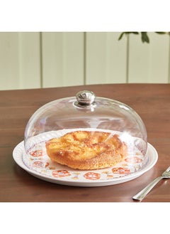 Buy Majestic Cake Stand with Dome 33 cm in UAE