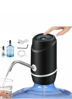 اشتري Water Pump Dispenser USB Charging Portable Electric Water Pump for Kitchen Home Office and Outdoor Camping في السعودية