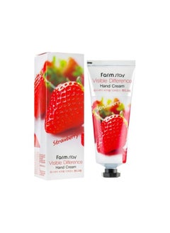 Buy Farm stay hand cream visible difference strawberry 100g in Egypt