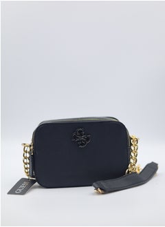 Buy Guess Noelle Crossbody Rectangle Bag For Women  Dark Black in Saudi Arabia