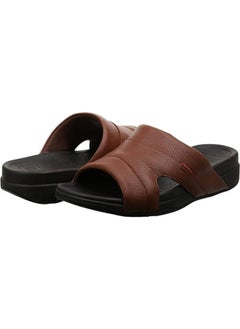 اشتري 049-751 Fitflop Mens Sandals Freeway Pool Slide L66-167 Brown في الامارات